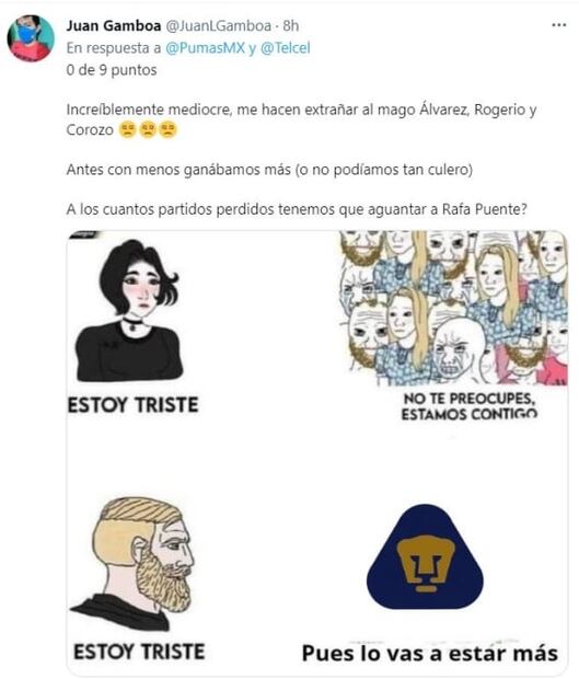Pumas se adueñó de los memes luego de perder ante Chivas