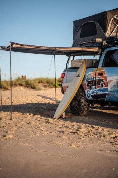 Nissan Titan Surfcamp un auto ideal para un día de playa