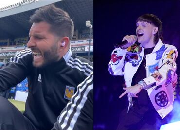 André-Pierre Gignac canta "Ella baila sola" de Peso Pluma y hace explotar las redes