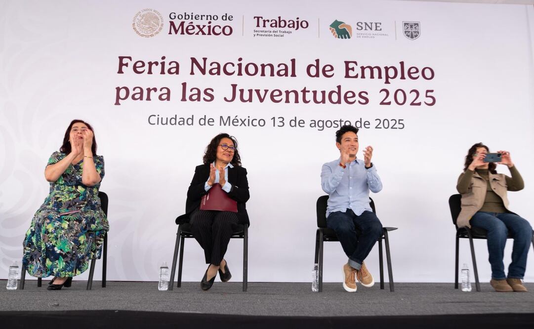 La STyFE y el SNE llevaron a cabo la Feria Nacional de Empleo para las Juventudes. Foto: Especial.