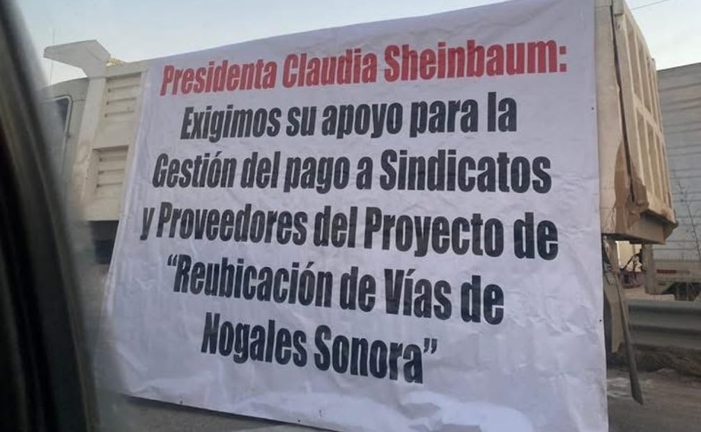 Trabajadores exigen apoyo de la presidenta (16/12/2025). Foto: Especial