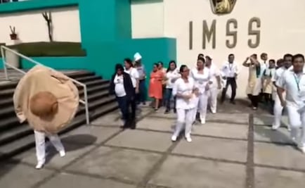 Empleados del IMSS bailan “despacito” para promover la lactancia materna