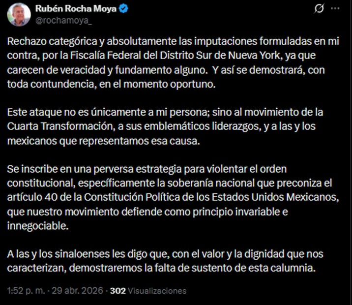 Captura de pantalla @rochamoya_