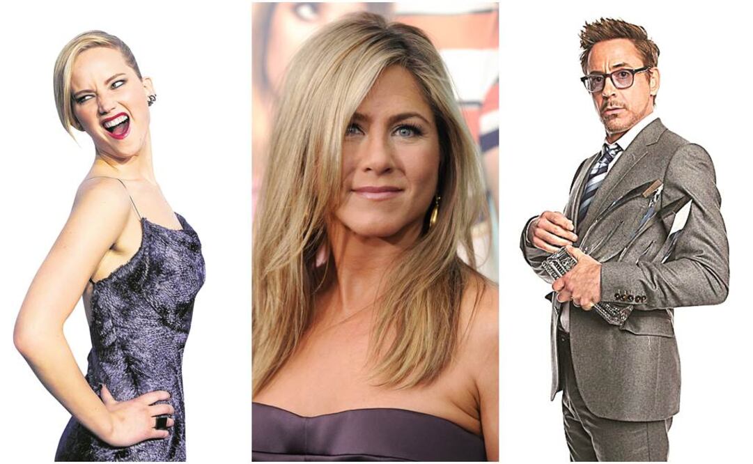 El año pasado Lawrence ganó 52 mdd, mientras que Downey Jr. obtuvo 80 mdd FOTO: ARCHIVO