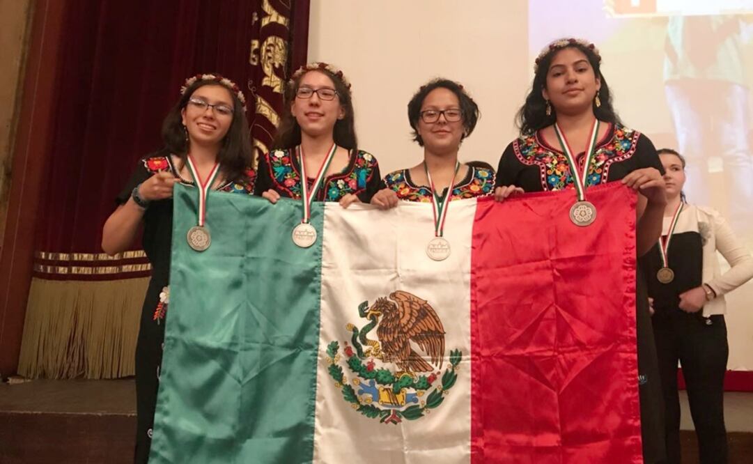 Marcela Cruz Lario, Ana Paula Jiménez Díaz, Nuria Sydykova Méndez y Violeta Alitzel Martínez Escamilla participaron del 9 al 15 de abril en la justa que midió a 52 naciones. (FOTO: Cortesía)