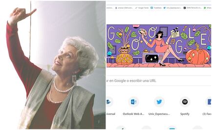 Google hace homenaje a Evangelina Elizondo