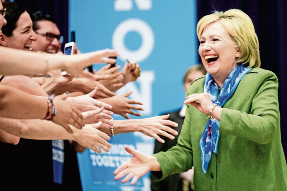 La candidata demócrata a la presidencia de Estados Unidos, Hillary Clinton, durante un evento realizado el pasado 3 de agosto en Commerce City, Colorado (ARCHIVO. AP)