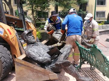 Embajador de Cuba en México reacciona a retiro de esculturas del "Che" y Fidel Castro; "la verdadera Revolución no es de piedra ni bronce", dice