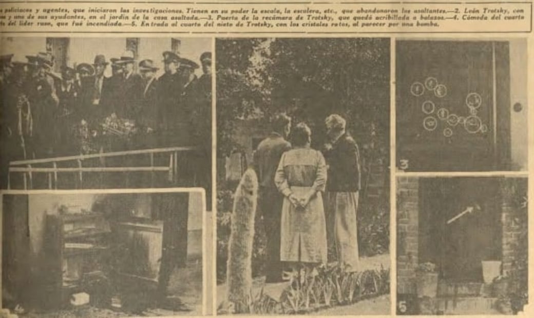 El día que Trotsky escapó a 70 balazos y burló la muerte a manos de Stalin, en Coyoacán