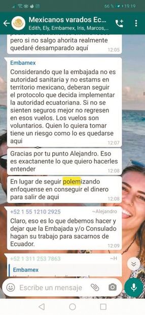 Salir de Ecuador, el objetivo de Jacobo