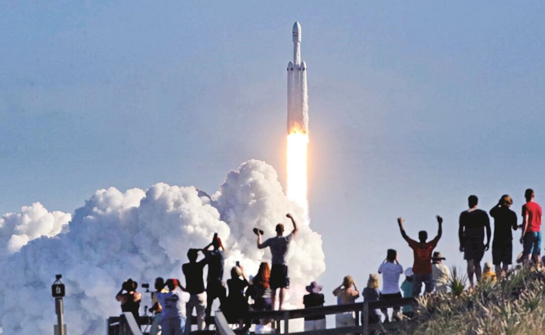 Imagen ilustrativa del lanzamiento del cohete SpaceX. Foto: AP