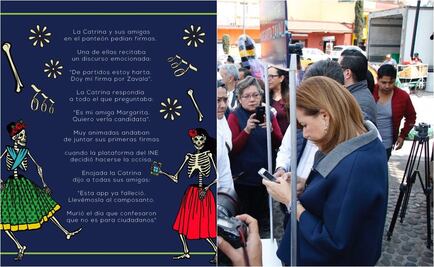 Margarita ​Zavala hace calaverita contra app del INE