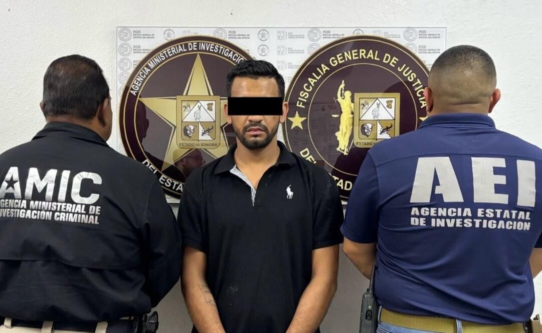 Detienen en Sonora a presunto homicida de Baja California. Foto de la Fiscalía de Sonora