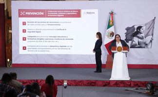 Sheinbaum anuncia acuerdo con plataformas digitales; va por combatir violencia contra mujeres