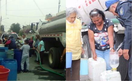 Decenas de capitalinos continúan sin agua a una semana del sismo