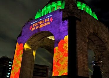 Mexico City’s Day of the Dead Festival at the Revolution Monument