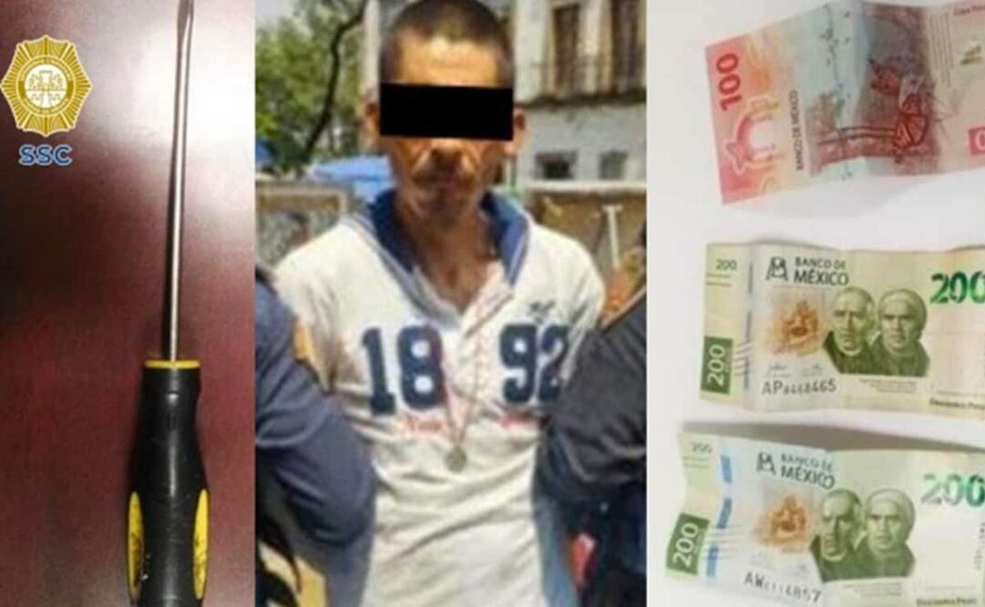 El ladrón fue trasladado al Ministerio Público donde se determinaría su situación jurídica