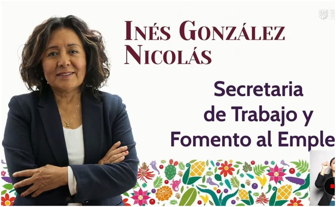 Inés González Nicolás, próxima Secretaria del Trabajo. Foto: Especial