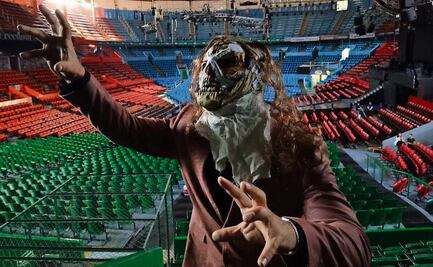 Difunto, el joven que pasó de ser albañil a convertirse en luchador del CMLL