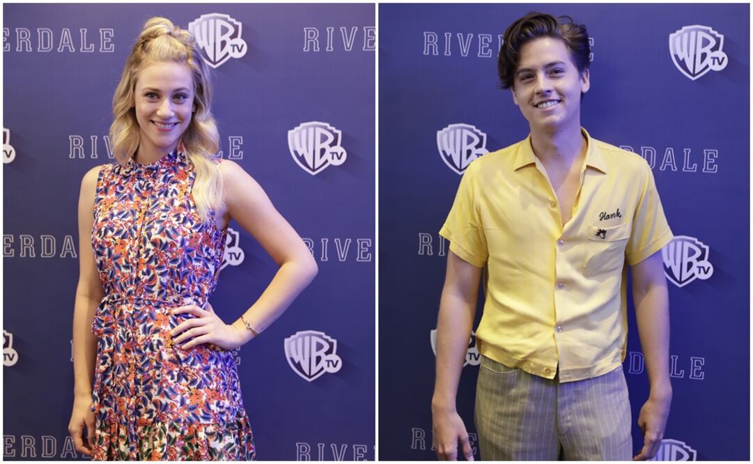 Lili Reinhart y Cole Sprouse. Fotos: Archivo