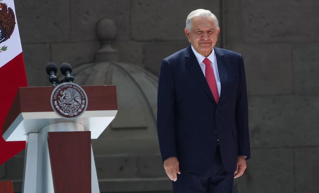 Este fue el mensaje final de AMLO, tras concluir su Sexto Informe de Gobierno. Foto: Hugo Salvador / ELUNIVERSAL