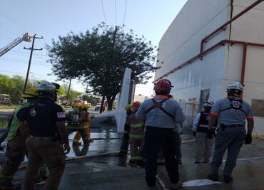 Registran incendio en Fábrica de Apodaca, Nuevo León