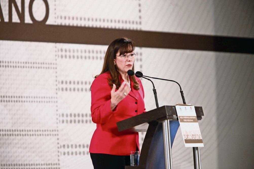 Yeidckol Polevnsky, secretaria general de Morena, pidió a los militantes y líderes locales ponerse a trabajar en conjunto (ARCHIVO EL UNIVERSAL)