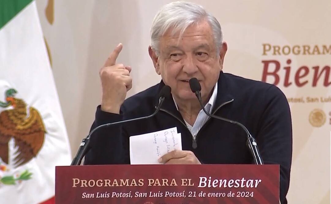 AMLO en San Luis Potosí / Captura de pantalla