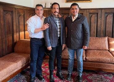 Omar Fayad y Alejandro Moreno reaparecen juntos tras pleito por candidatura a Hidalgo