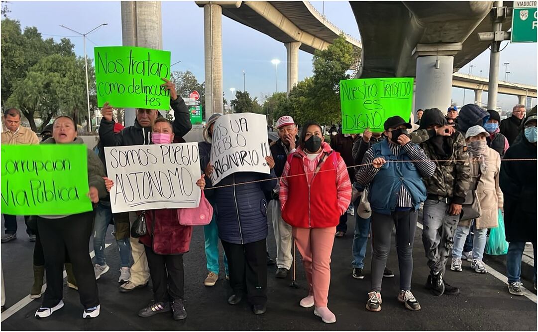 Comerciantes ambulantes de San Andrés Totoltepec