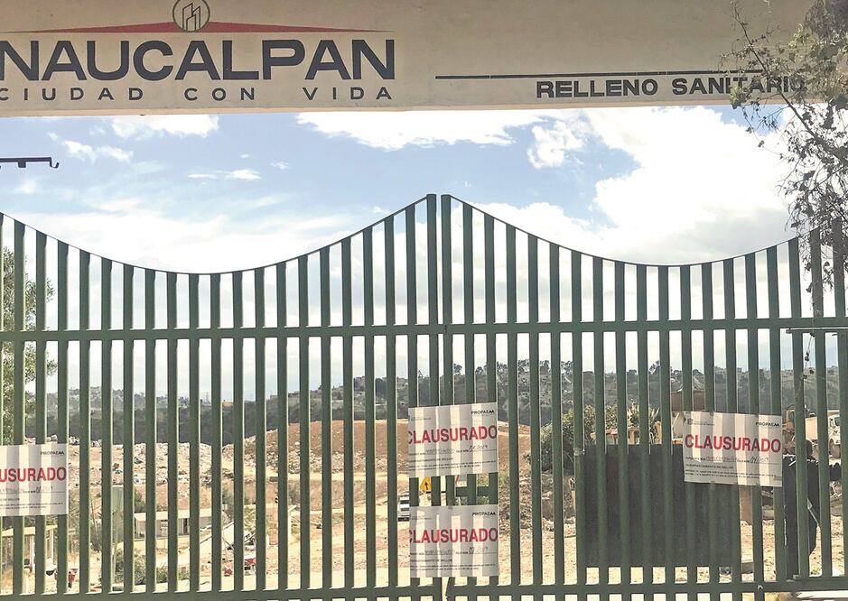 Aun con clausura, siguen depositando basura en el relleno sanitario de Naucalpan, denunciaron regidores en cabildo. Foto: REBECA JIMÉNEZ. EL UNIVERSAL