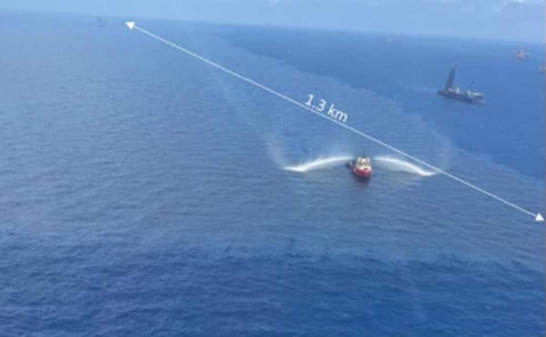 Fuga Pemex Ek Balam Foto: captura de pantalla