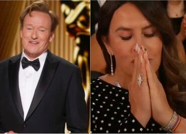 En los Oscar, Conan O´Brien bromea con los tuits de Karla Sofía Gascón; así reaccionó la actriz