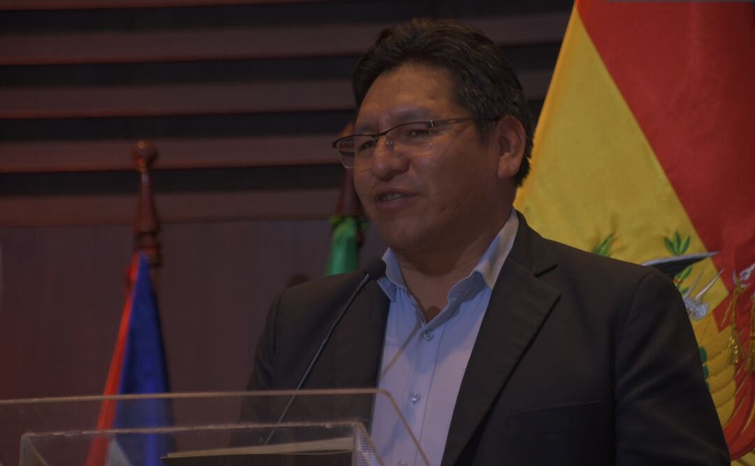 El vicecanciller de Bolivia, Freddy Mamani Machaca. Foto: @MRE_Bolivia