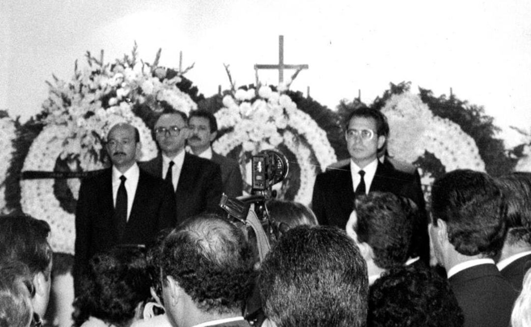 Imagen del ferétro de Ruiz Massieu