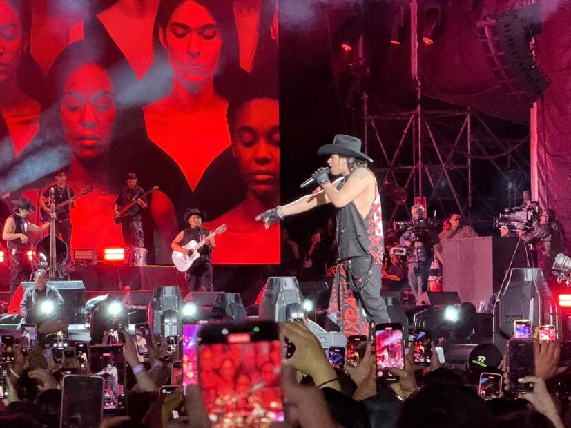 Fuerza Regida hizo sold out y junto a más de 65 mil fans en el Estadio GNP. Foto: César Olivares/ EL UNIVERSAL