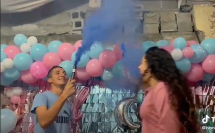 TikTok. Hombre se desmaya cuando descubre el sexo de su bebé