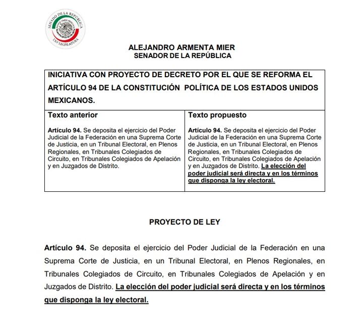 Iniciativa de senador Alejandro Armenta. Foto: Senado