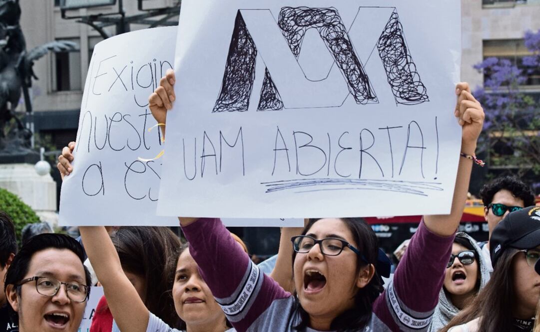 Academics and students are demanding to end the strike - Photo: Moisés Pablo/CUARTOSCURO.COM