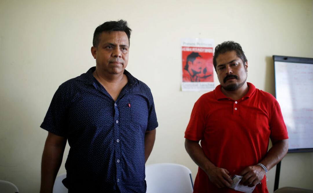 Activistas Irineo Mujica y Cristóbal Sánchez. Foto: REUTERS