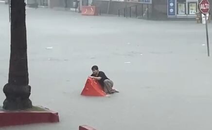 Inundaciones en varias ciudades de Tamaulipas dejan vehículos y gente varada; reportan fallas en el servicio eléctrico