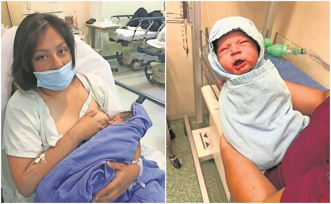 Los primeros bebés del año. Fotos: Especiales