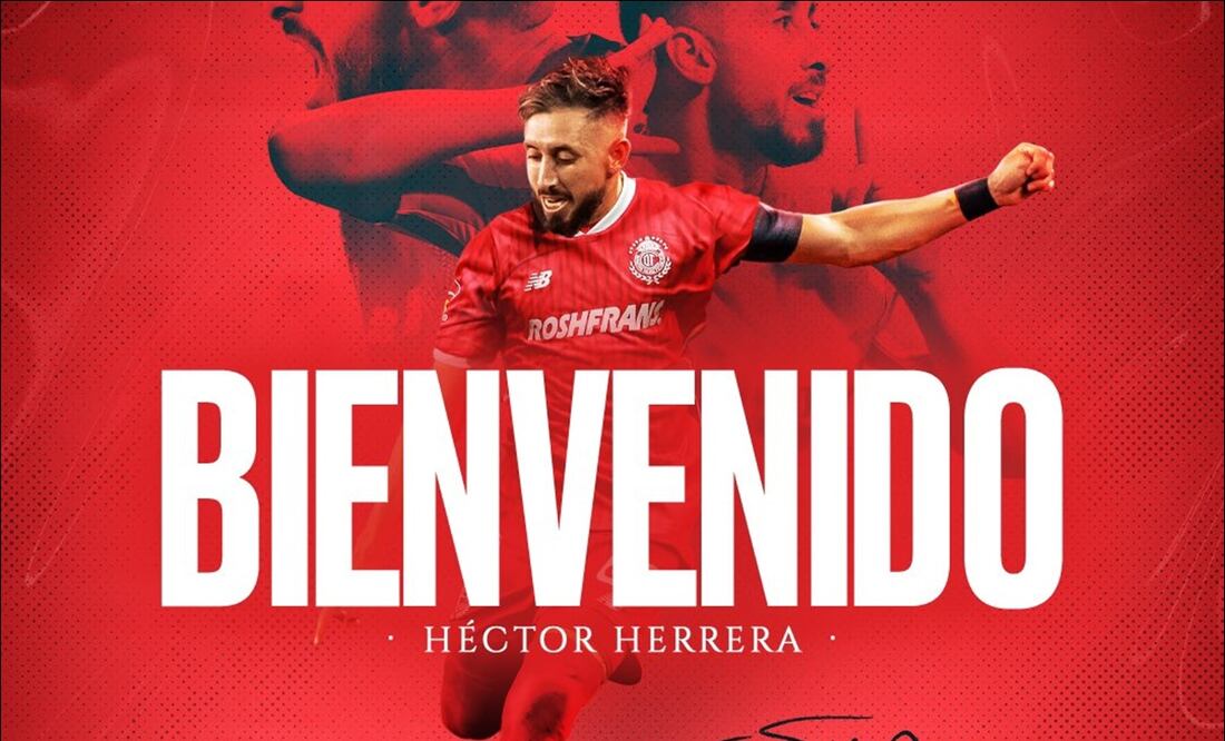 Héctor Herrera, anunciado como nuevo jugador del Toluca / Foto: Especiales