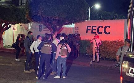 Marina y Policía Morelos realizan operativo en Fiscalía Anticorrupción para reincorporación de vicefiscal