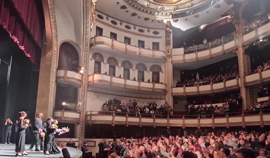 Teresa Salgueiro en el Teatro de la Ciudad Esperanza Iris. Fotos: Carlos Fernández.