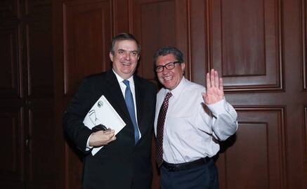 Arriba Ebrard a cónclave de senadores de Morena para analizar agenda legislativa