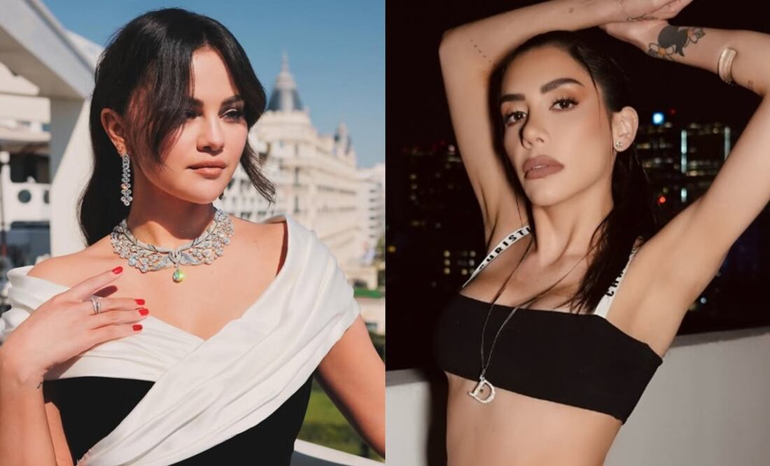 Selena Gómez y Karime Pindter. Foto: Instagram oficial.