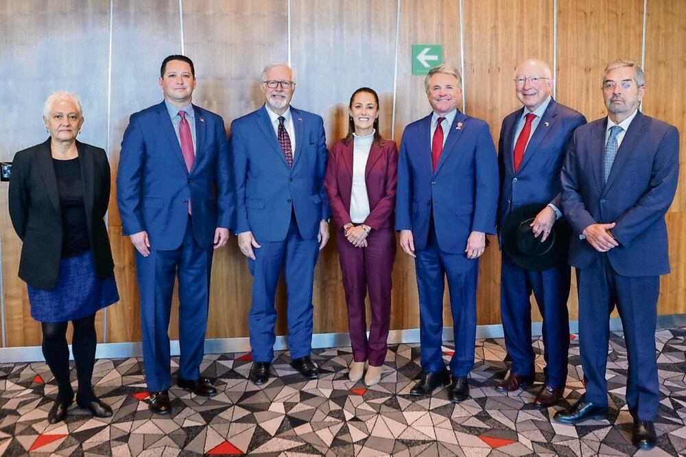 La candidata presidencial de Morena se reunió con congresistas estadounidenses para tratar temas referentes a la migración. Foto: Especial