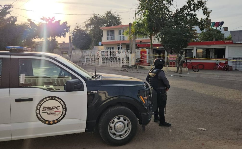 Se registró un ataque armado en un expendio de venta de cerveza de la colonia Pemex en Culiacán, Sinaloa (31/01/26). Foto: Cortesía