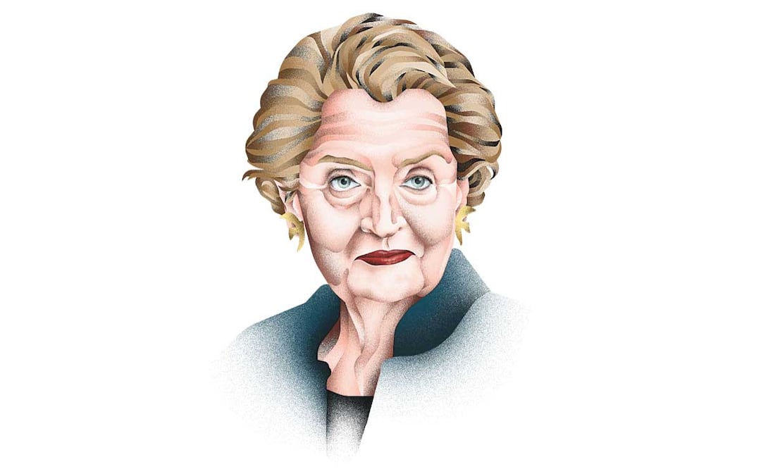 Madeleine Albright. Ilustración: Daniel Razo